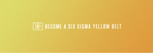 6 sigma yellow belt