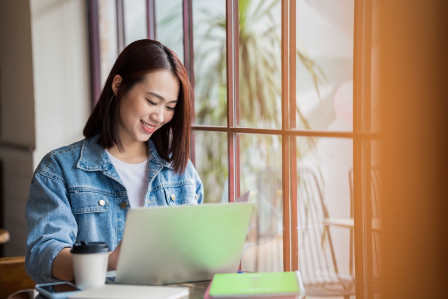 a master degree student studying